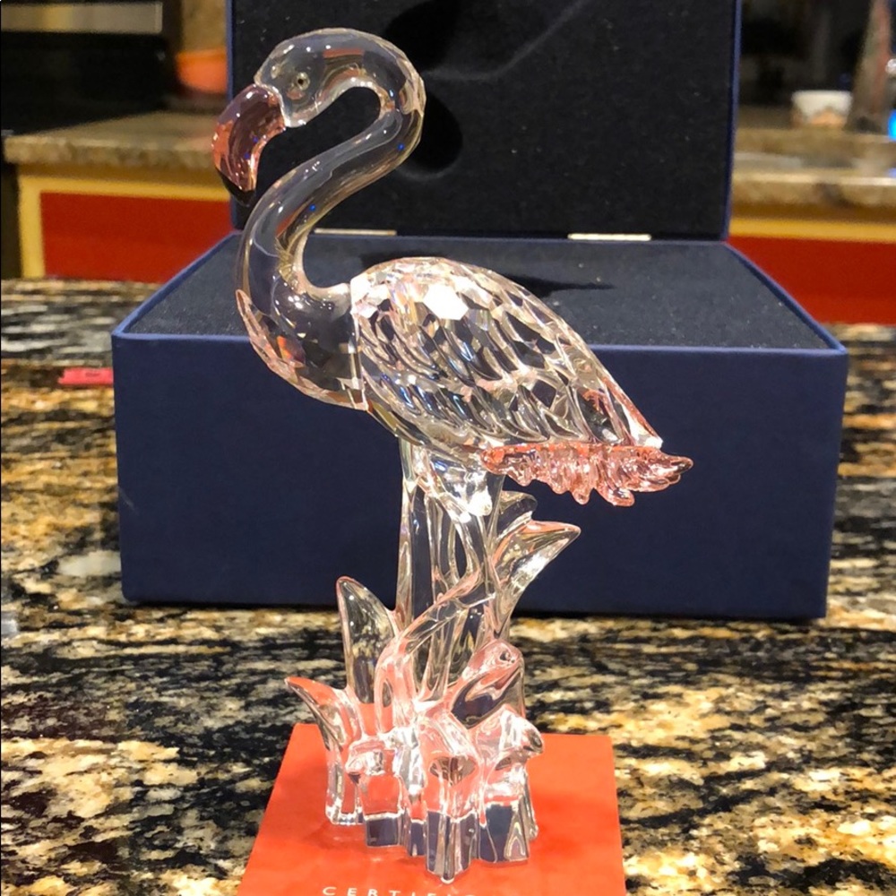 Swarovski Flamingo, Bird Crystal Figurine w/box